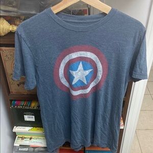 Marvel Captain America Shield Blue T-Shirt